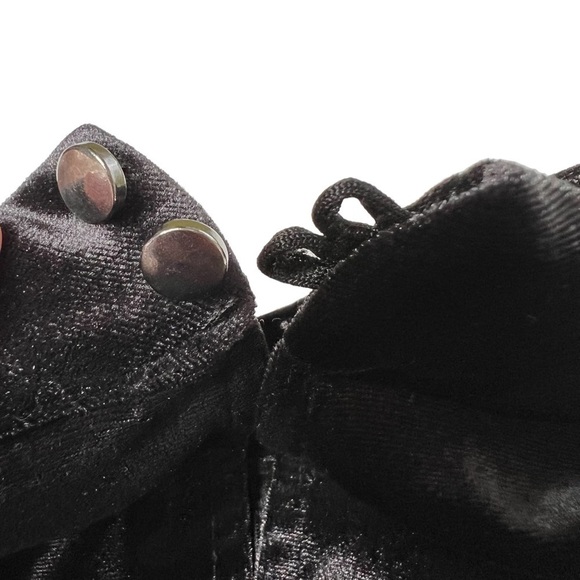 WORTHINGTON Black Velvet Velour Sleeveless Keyhole Cocktail Dress Size M - Picture 11 of 16